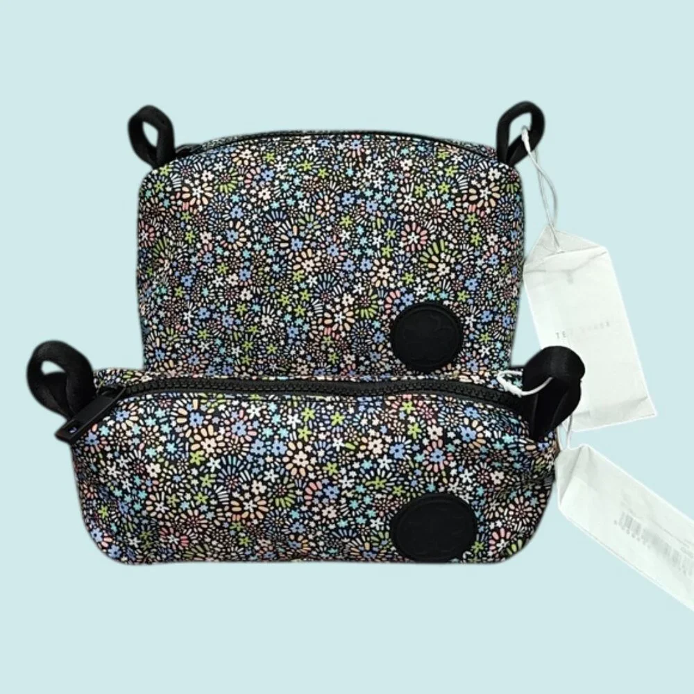 Ted Baker London NIKKET & NICKIA Retro Micro Floral Medium + Small Washbag Set